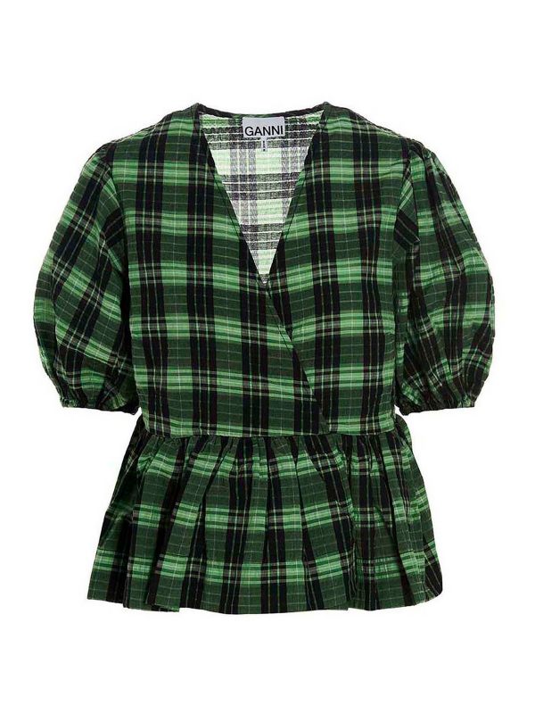 Ganni Top - Vert