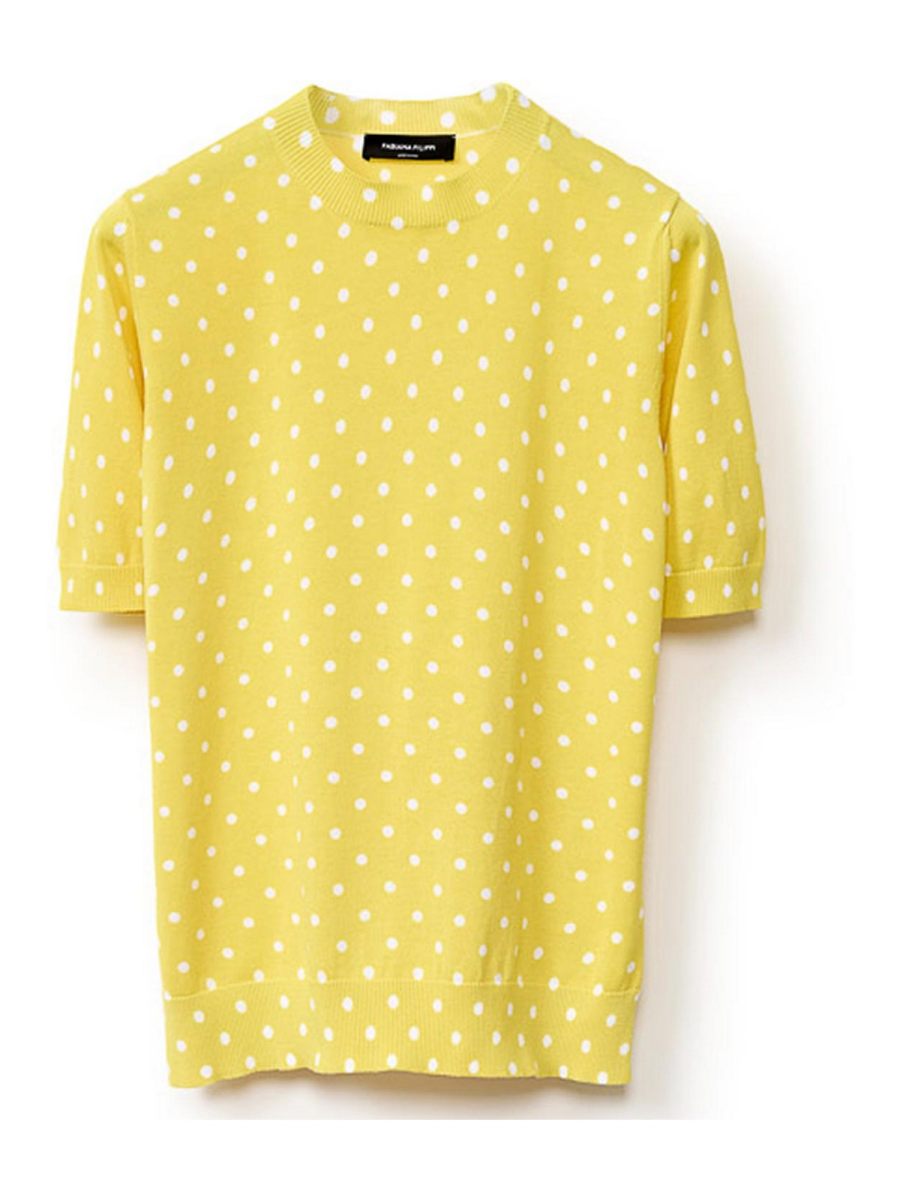 Fabiana Filippi Pull Col Bateau - Jaune