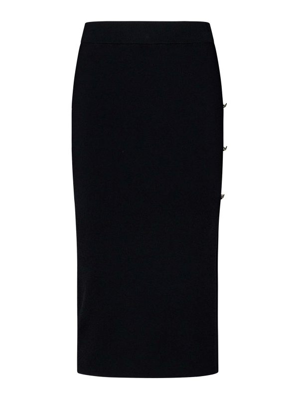 Versace Jeans Couture Jupe Midi - Noir