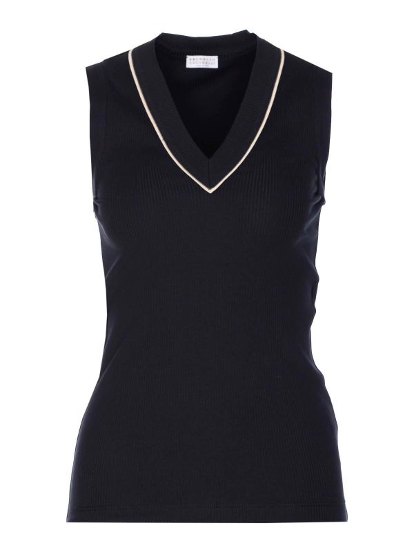 Brunello Cucinelli Top - Noir