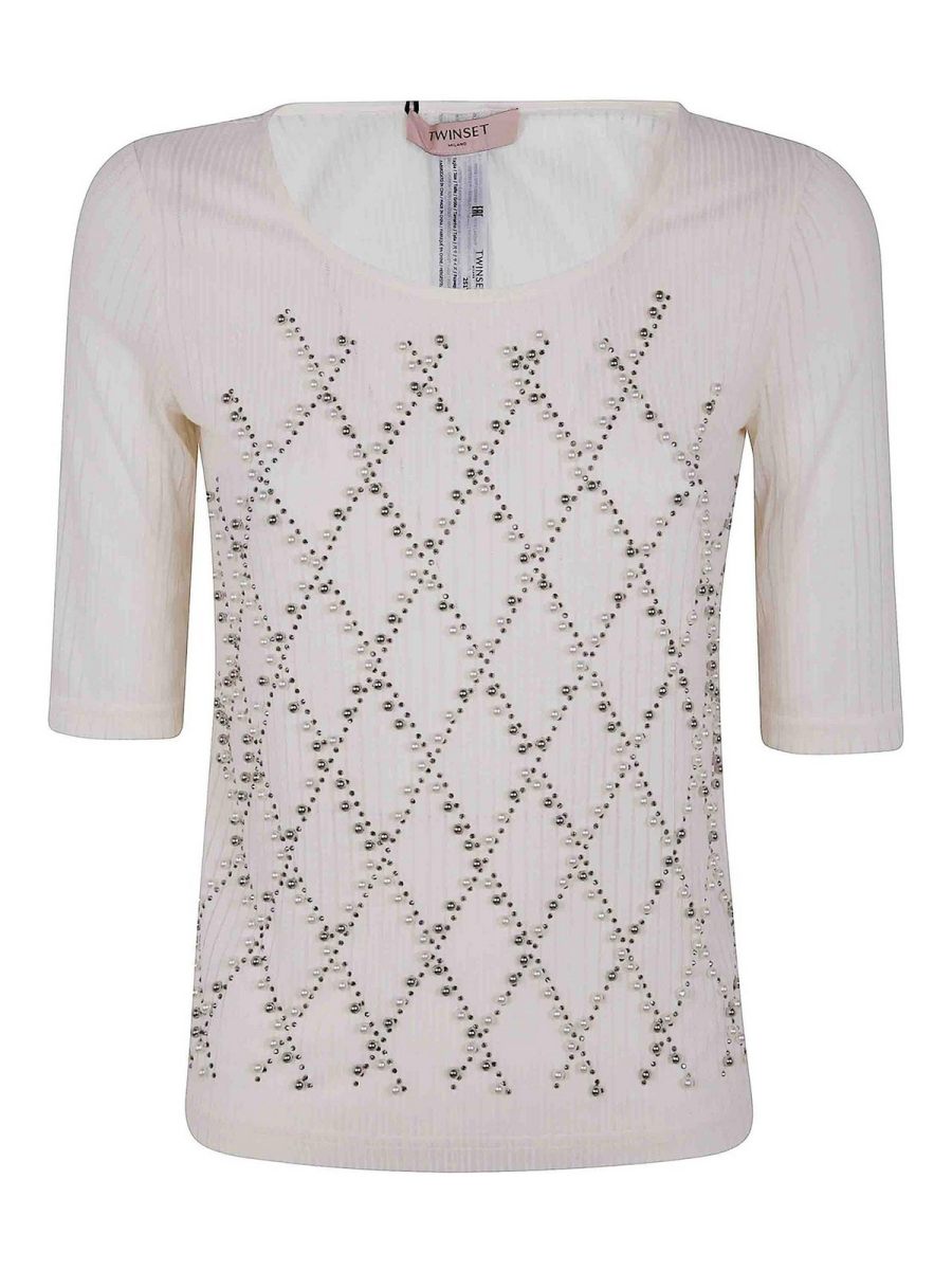 Twinset Blouse - Blanc
