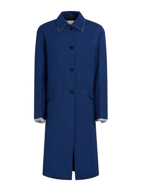 Marni Trench-Coat - Bleu