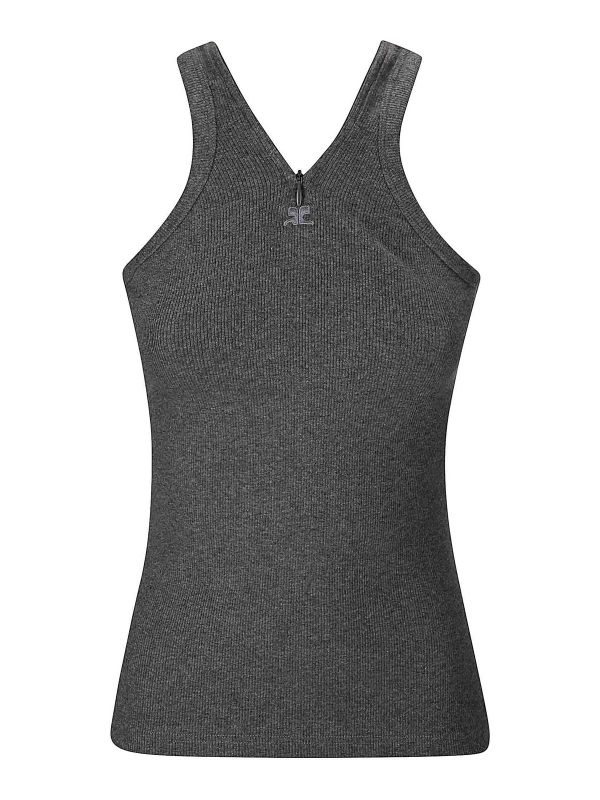 Courreges Top - Gris