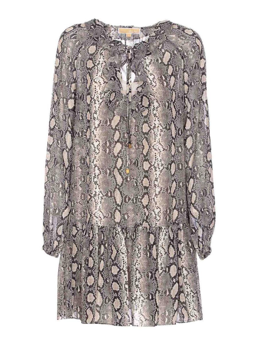 Michael Michael Kors Robe Au Genou - Multicolore