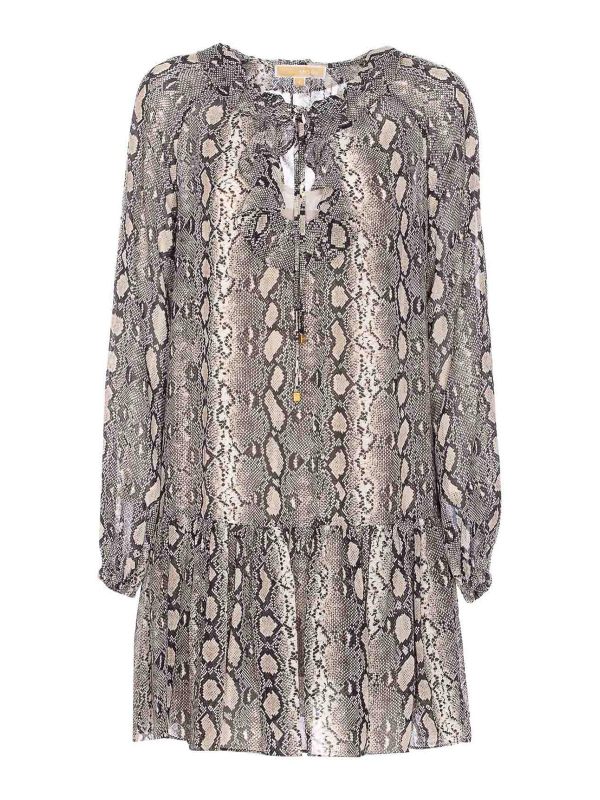 Michael Michael Kors Robe Au Genou - Multicolore