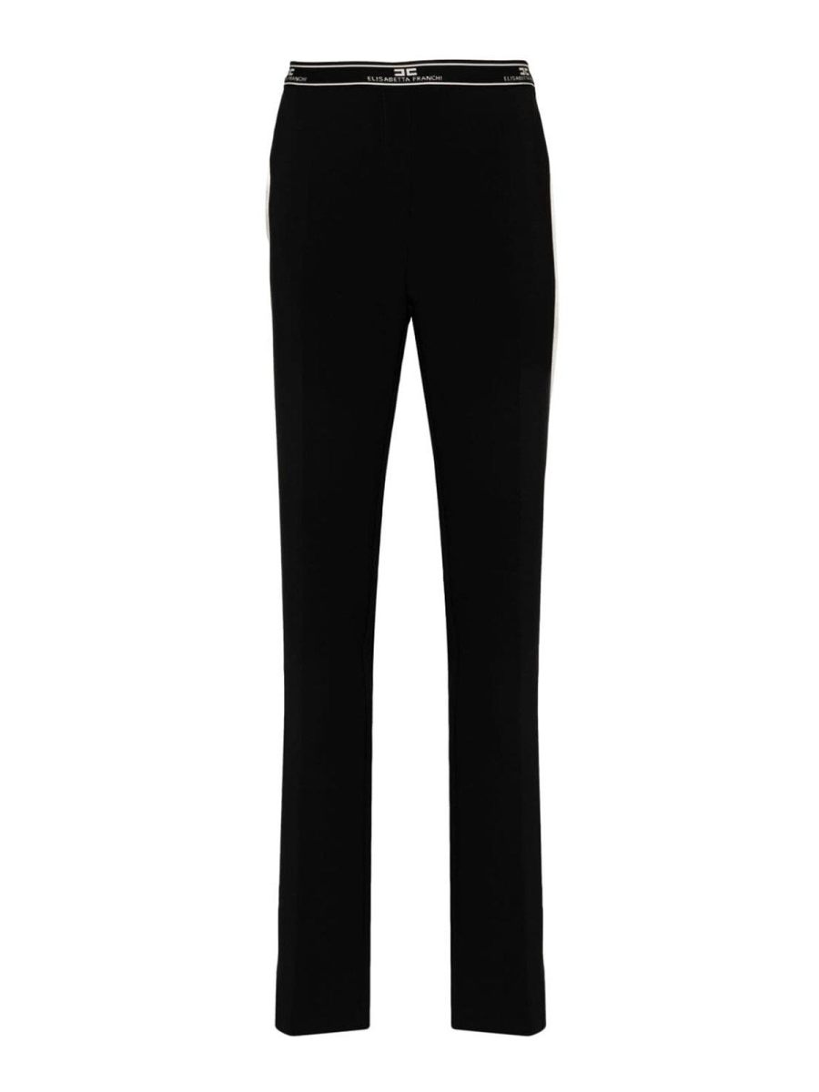 Elisabetta Franchi Jean Droit - Noir