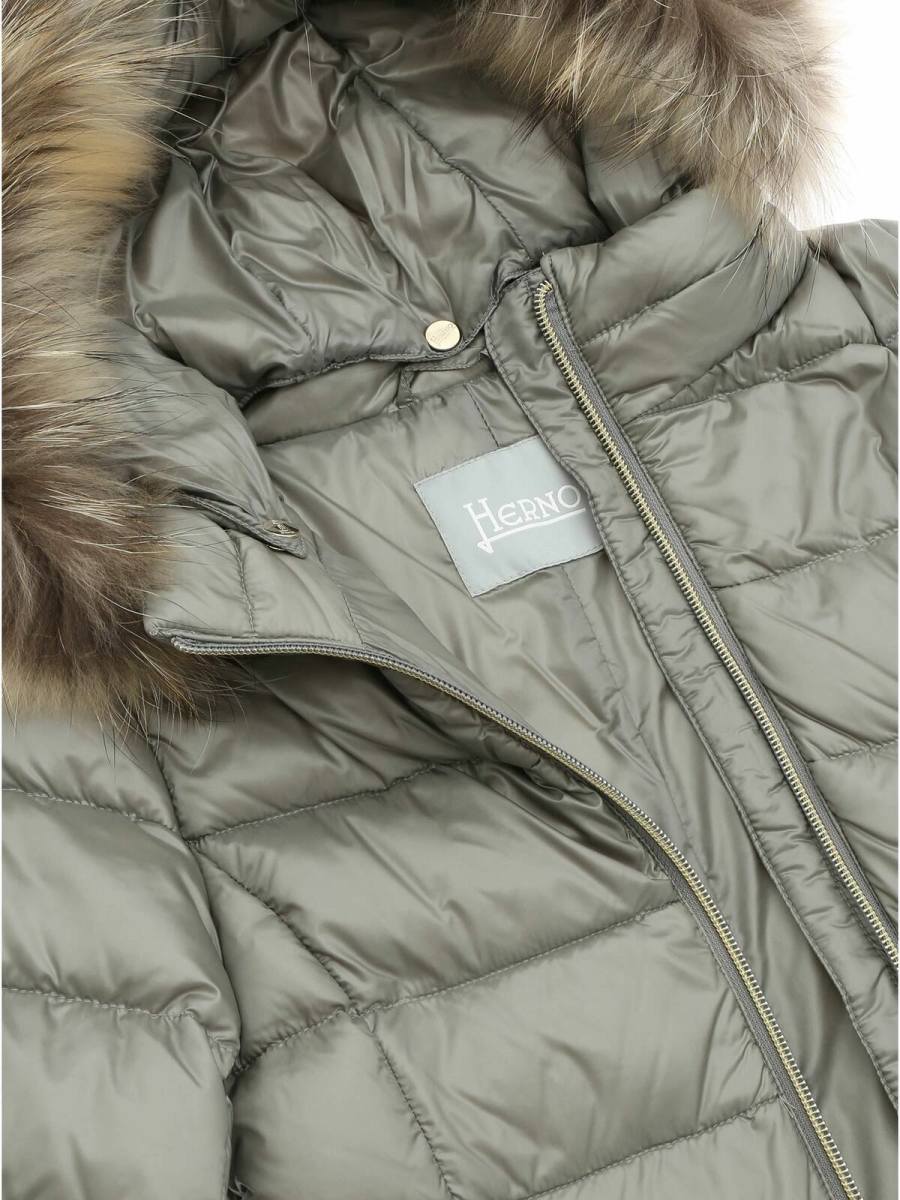 Herno Manteau Rembourré - Gris
