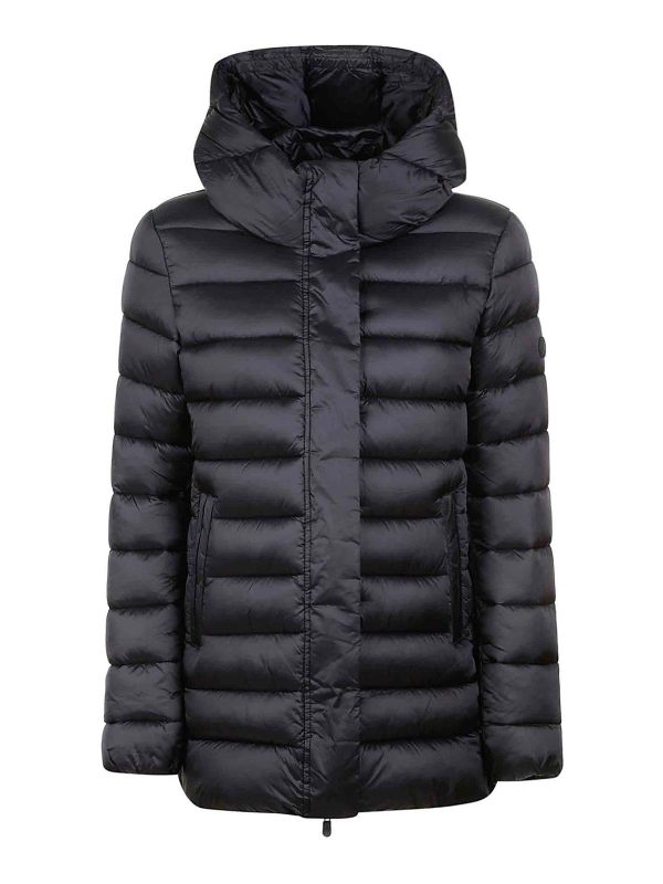 Save the Duck Manteau Au Genou - Noir
