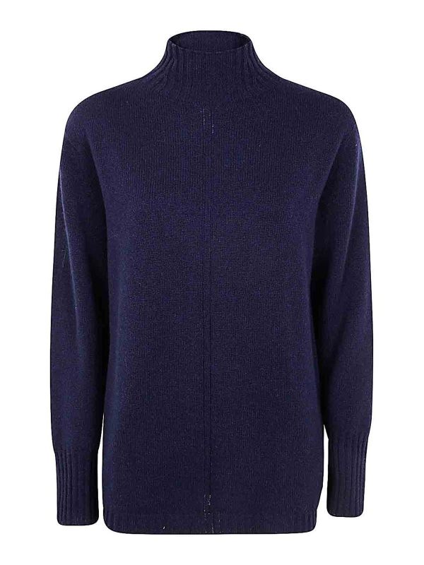Drumohr Pull Col Rond - Bleu