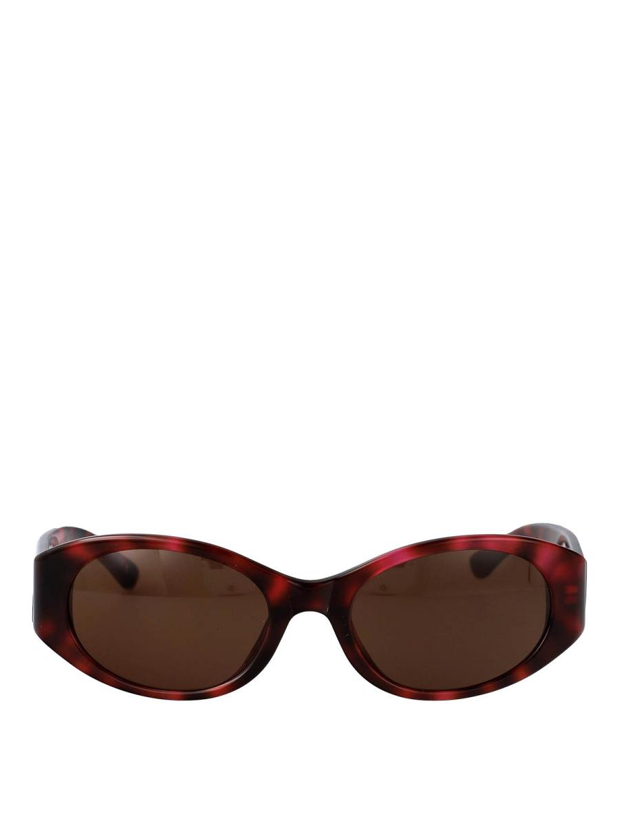 Balenciaga Lunettes De Soleil - Marron
