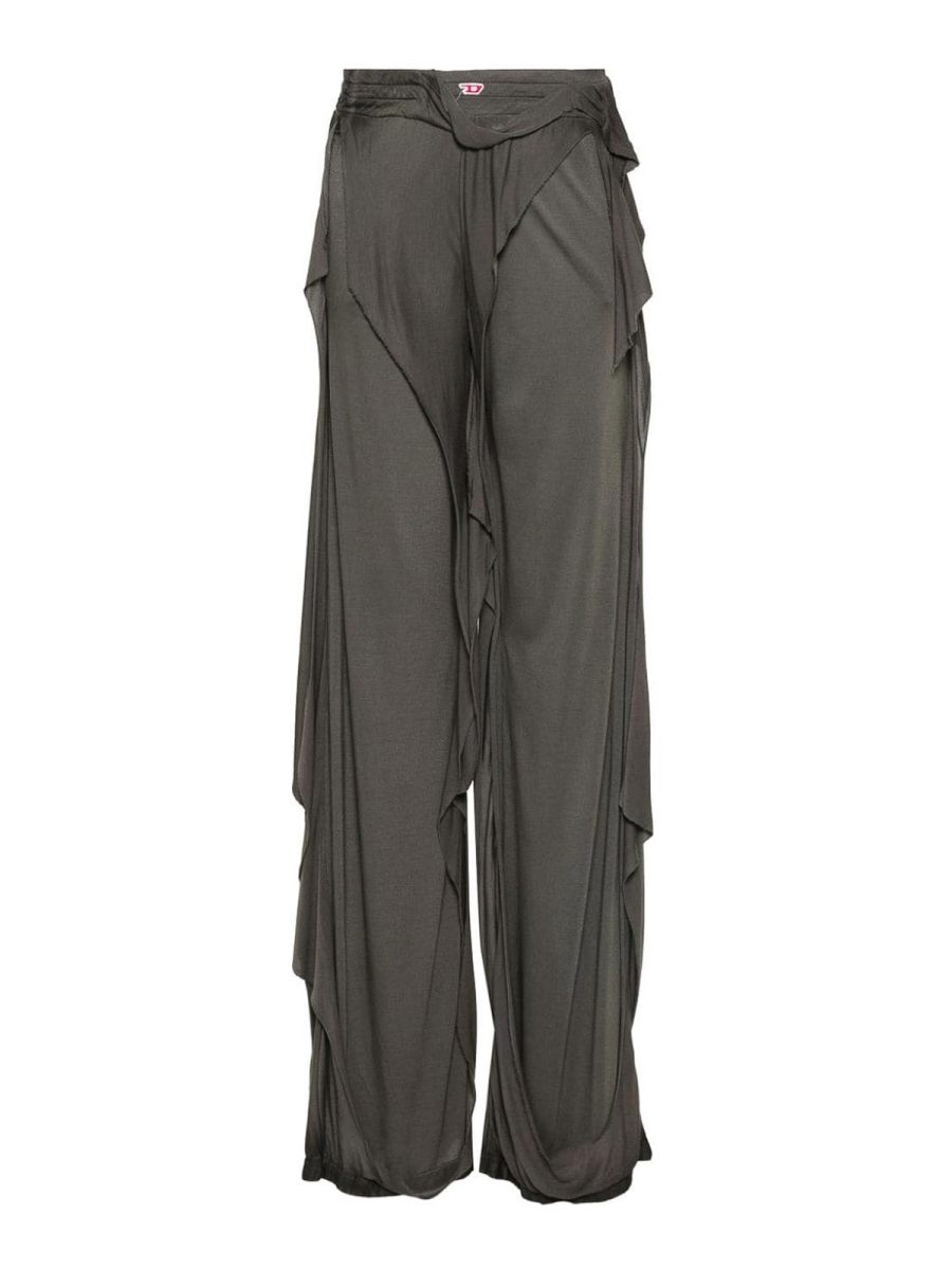 Diesel Pantalons Décontractés - Gris