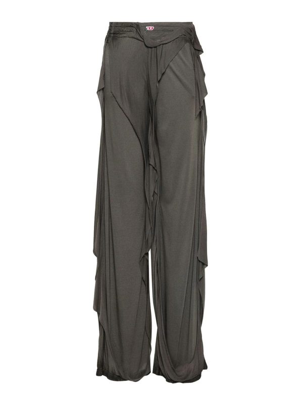 Diesel Pantalons Décontractés - Gris
