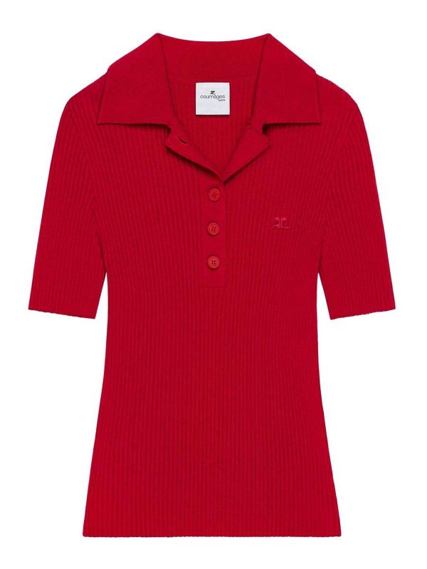 Courreges Polo - Rouge