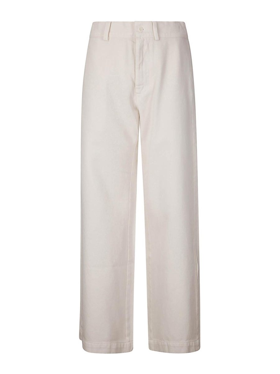 Labo. Art Pantalons Décontractés - Blanc