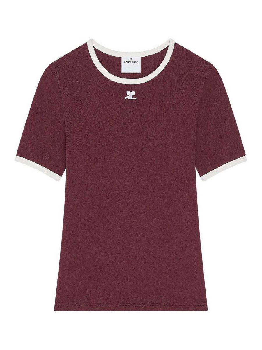 Courreges T-Shirt - Rouge
