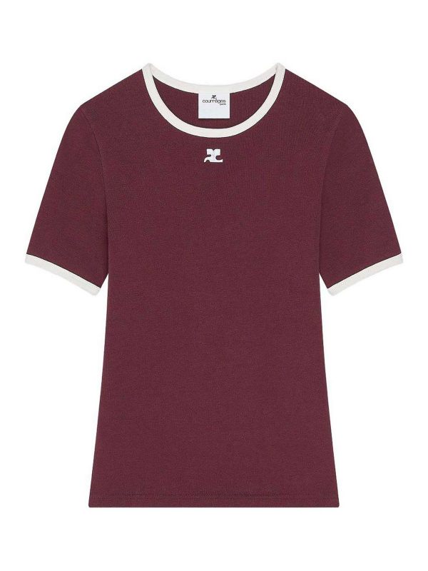 Courreges T-Shirt - Rouge