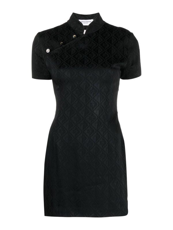 Marine Serre Robe Courte - Noir