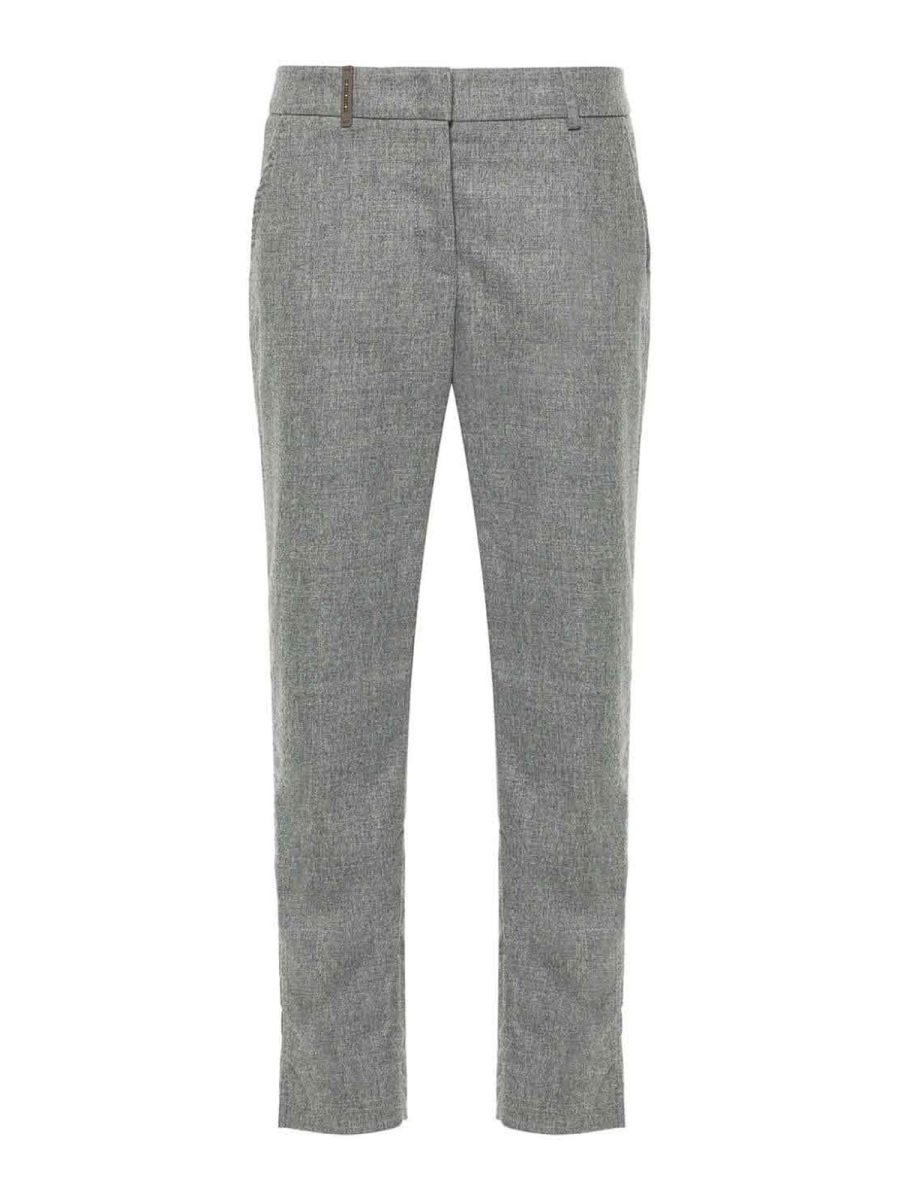 Peserico Pantalons Décontractés - Gris