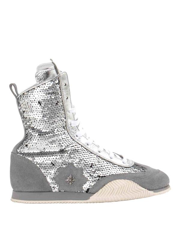 John Richmond Baskets - Gris