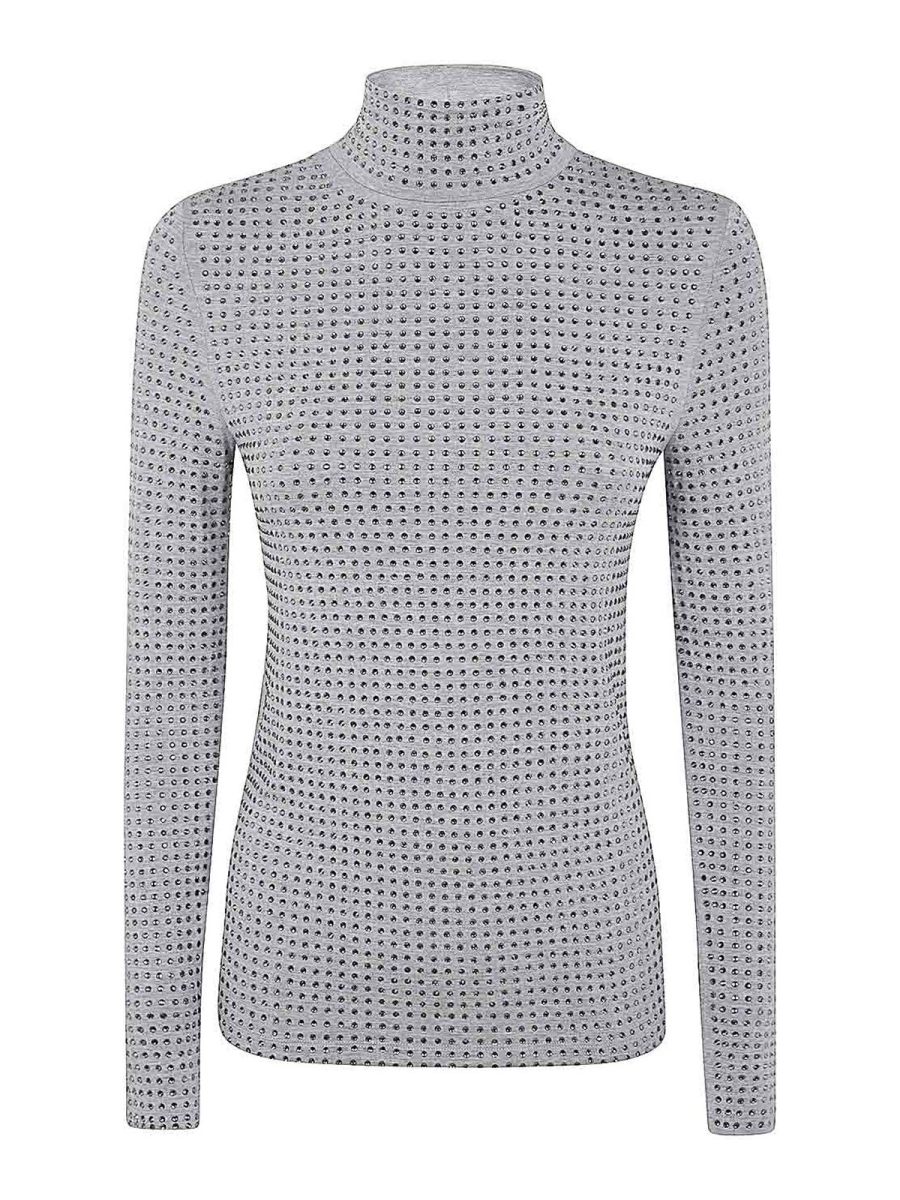 Pinko Pull Col Rond - Gris