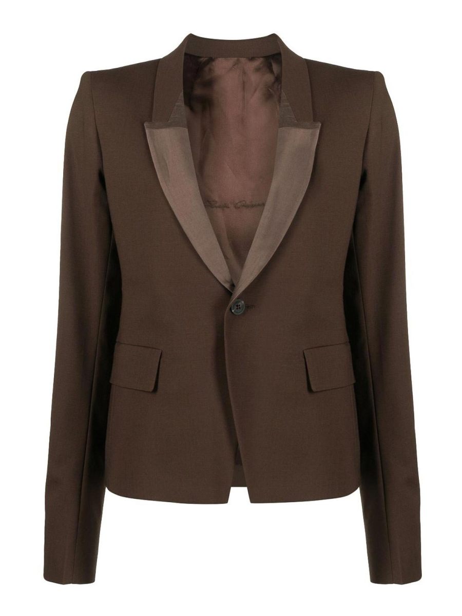 Rick Owens Blazer - Marron