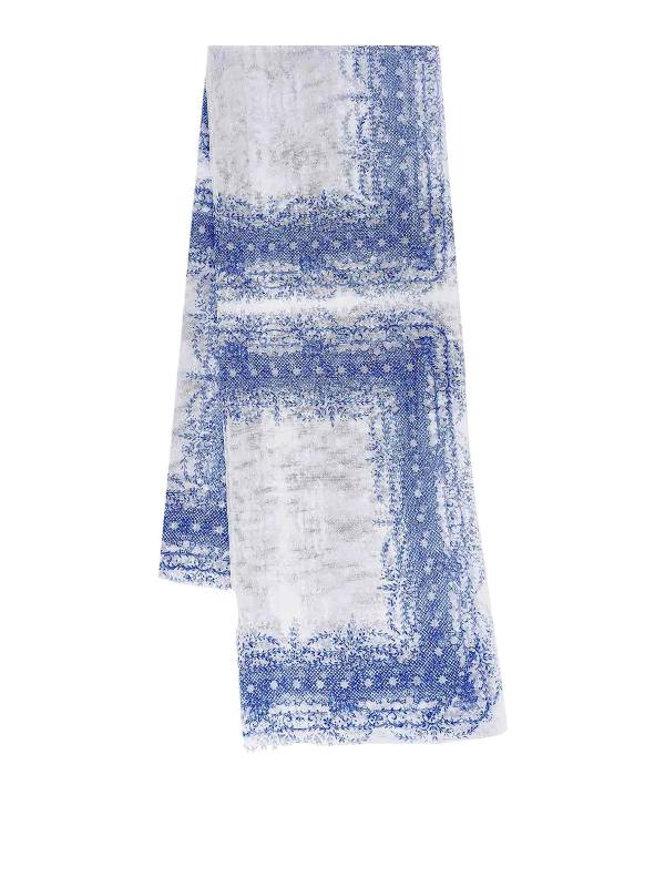Philosophy di Lorenzo Serafini Écharpe - Bleu