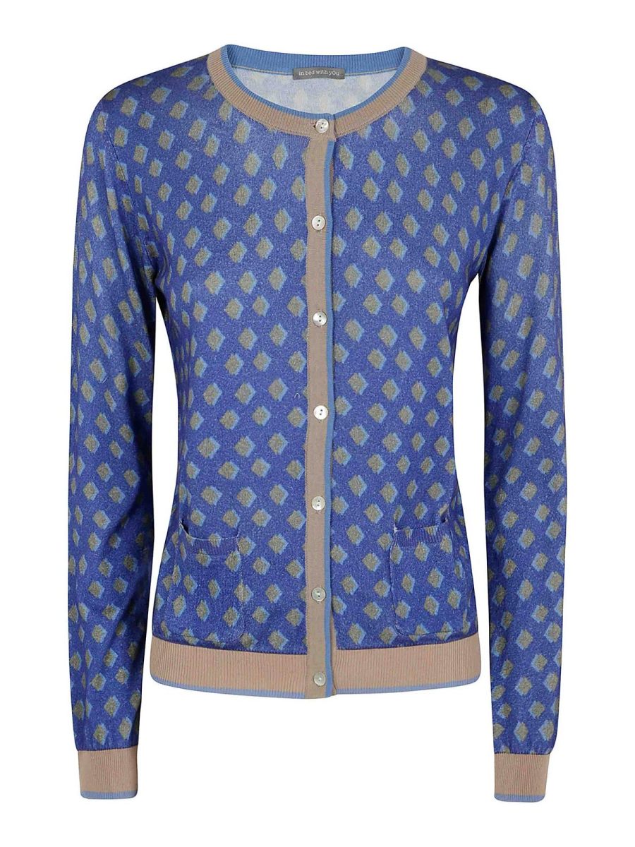 In Bed With You Pull Col Rond - Bleu