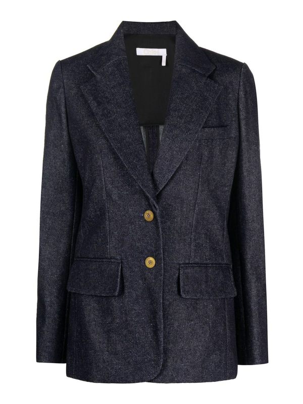 Chloe' Blazer - Bleu