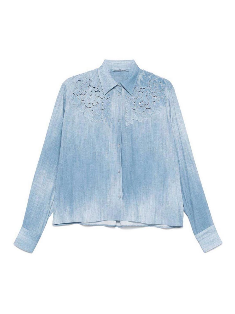 Ermanno Scervino Chemise - Bleu