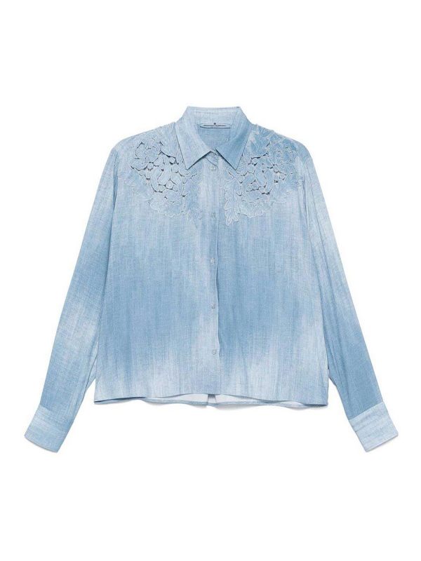 Ermanno Scervino Chemise - Bleu