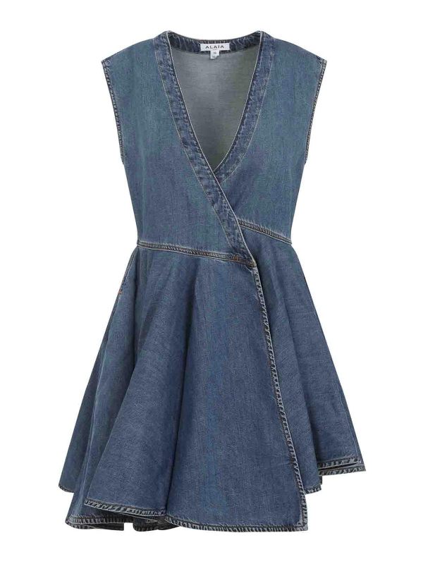 Alaïa Robe Courte - Beige Clair