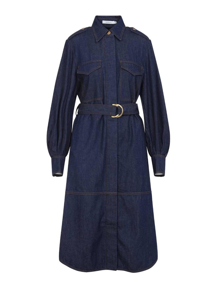 Zimmermann Robe Courte - Bleu