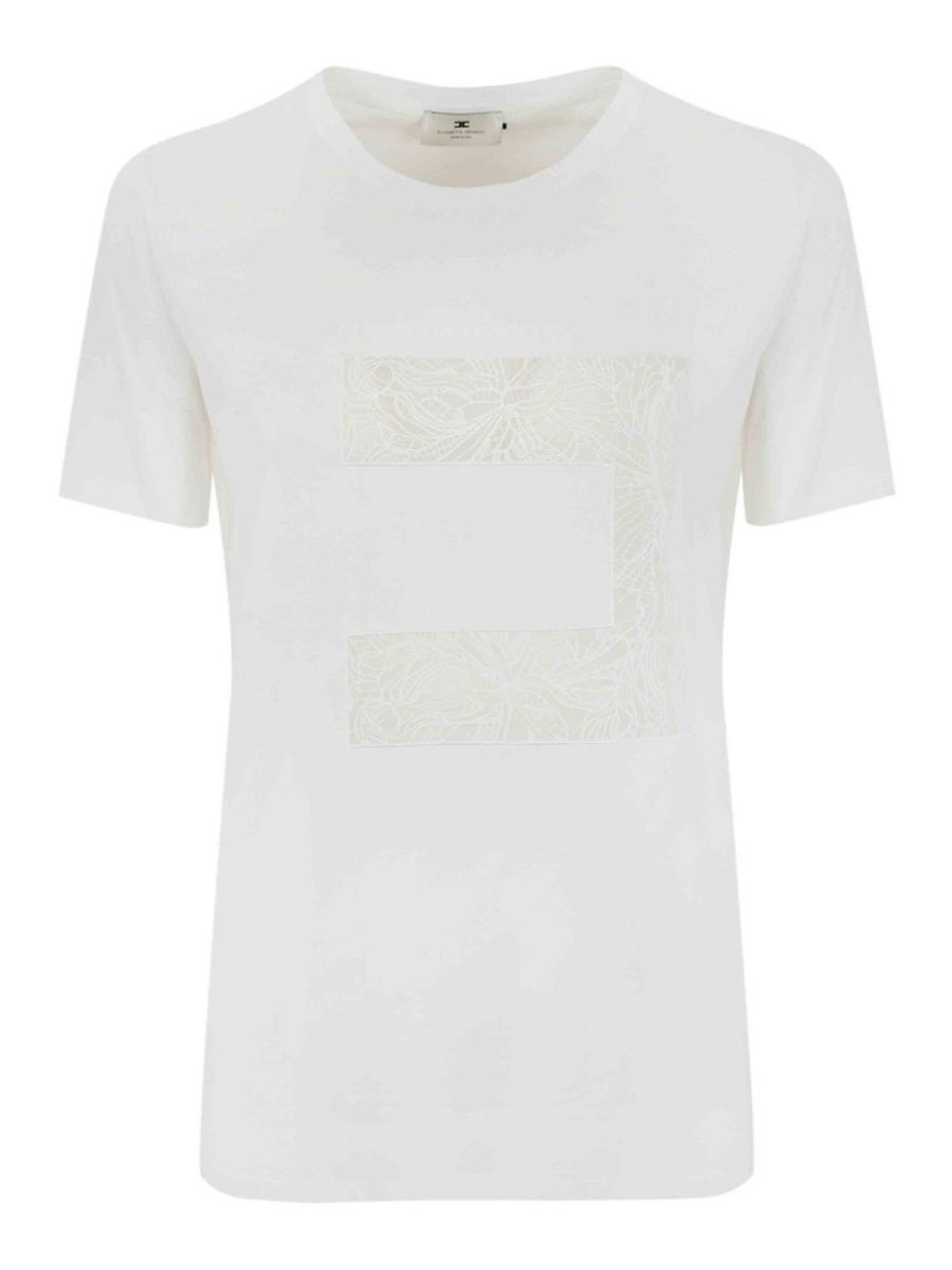 Elisabetta Franchi T-Shirt - Blanc