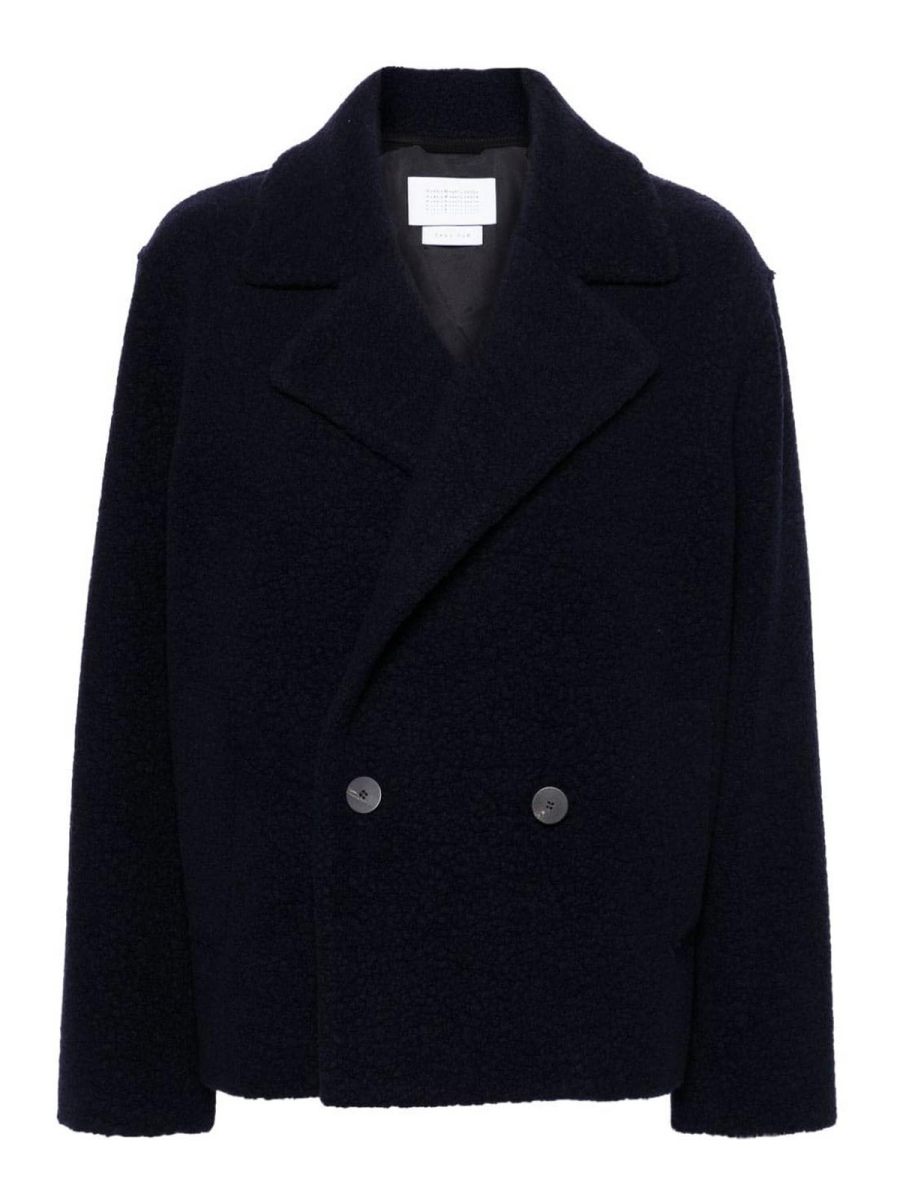 Harris Wharf London Manteau Court - Bleu