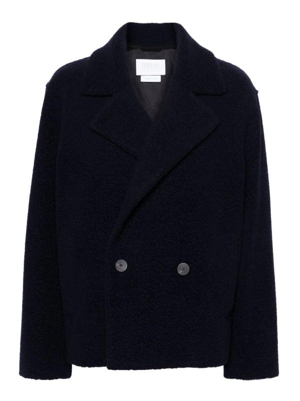 Harris Wharf London Manteau Court - Bleu