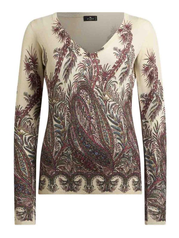 Etro Pull Col Bateau - Beige