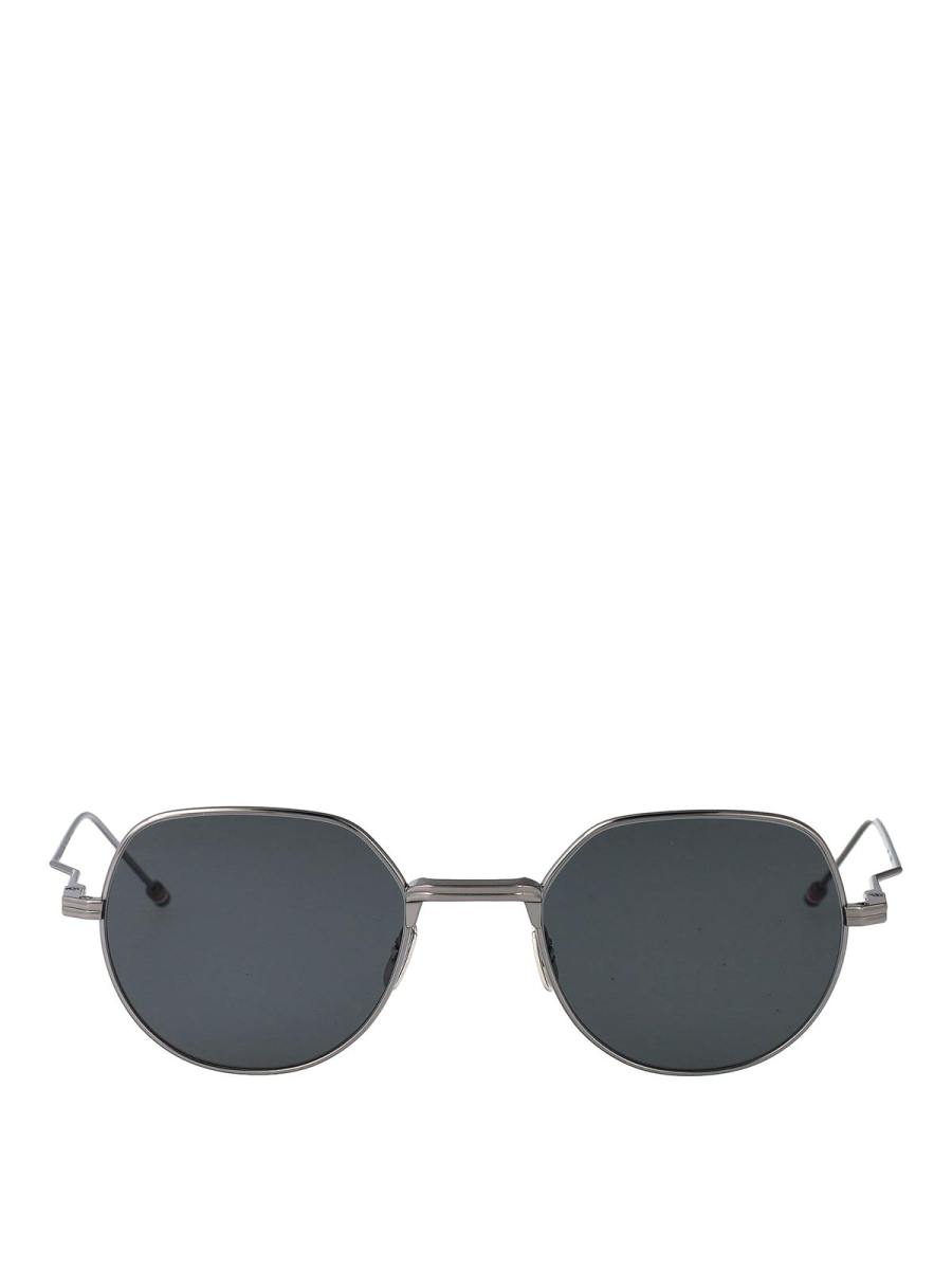 Thom Browne Lunettes De Soleil - Gris
