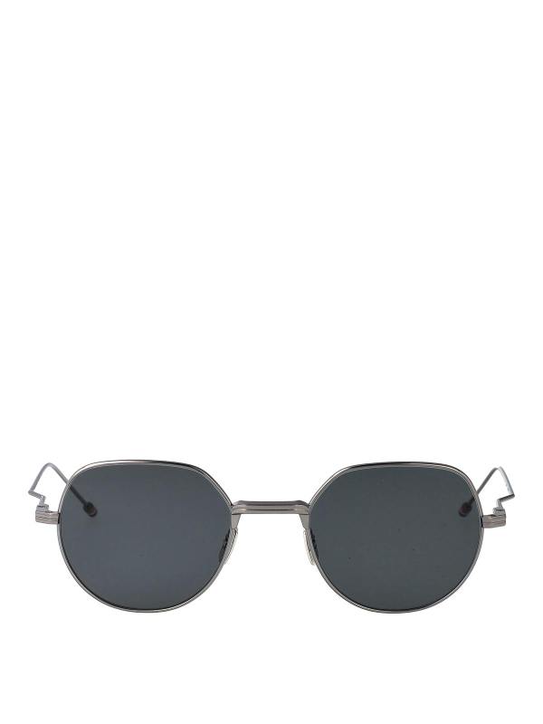 Thom Browne Lunettes De Soleil - Gris