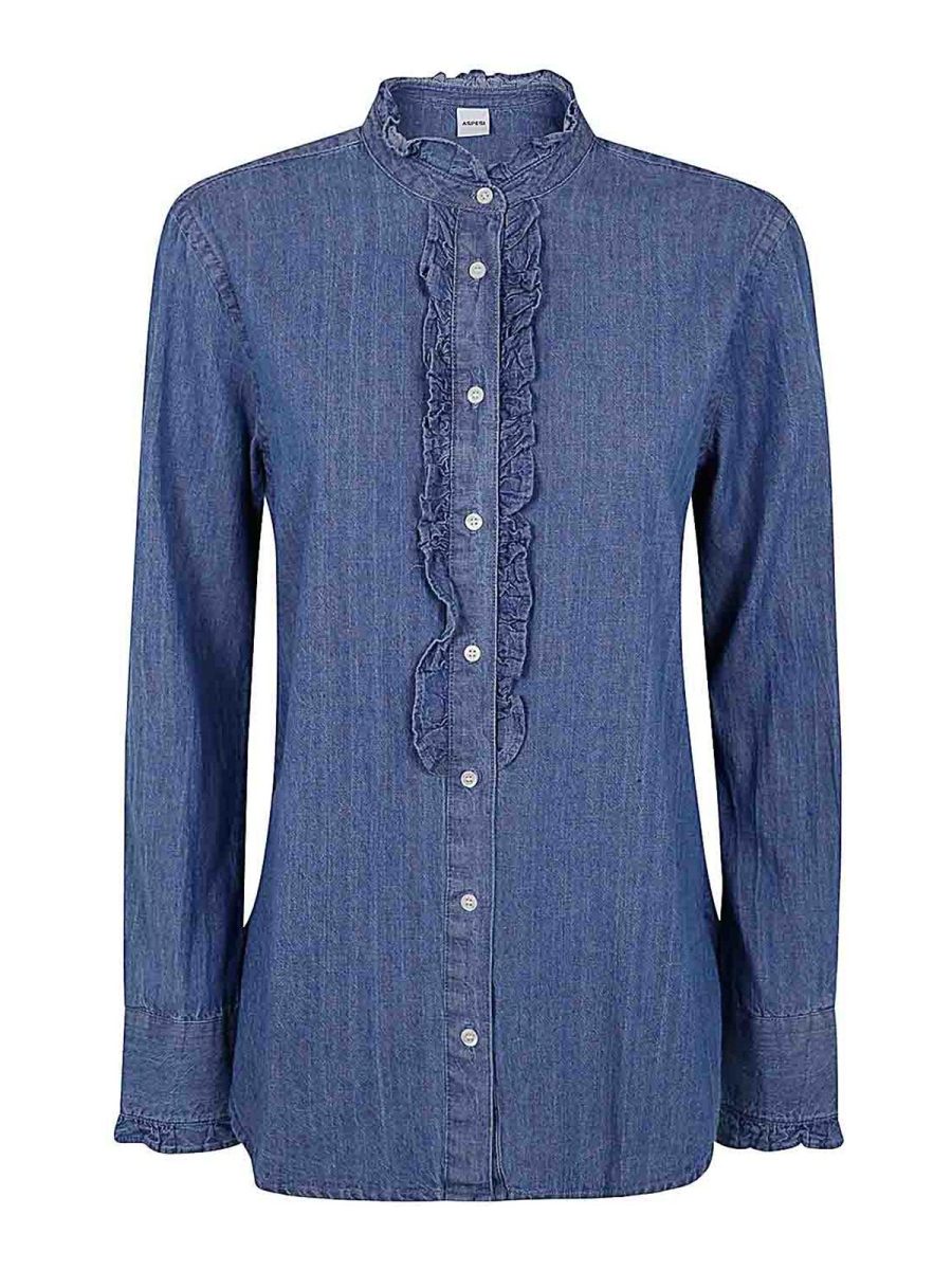 Aspesi Chemise - Bleu