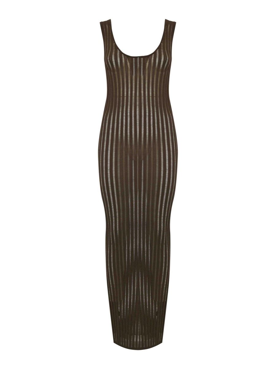 Patrizia Pepe Maxi Robe - Marron
