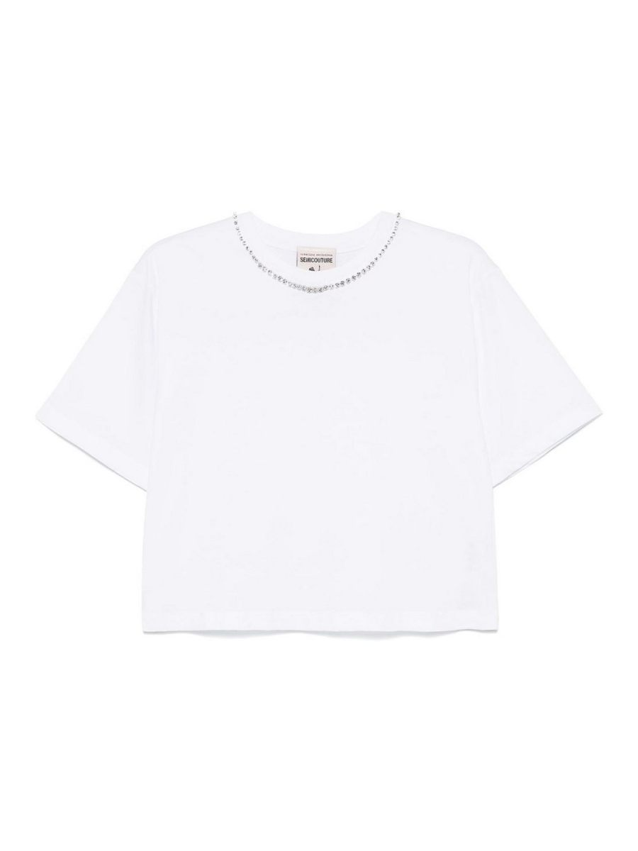 Semicouture T-Shirt - Blanc