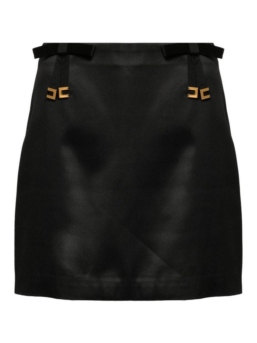 Elisabetta Franchi Robe Au Genou - Noir
