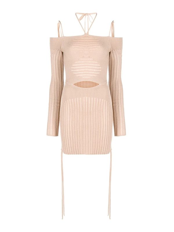 Andreādamo Robe Courte - Beige