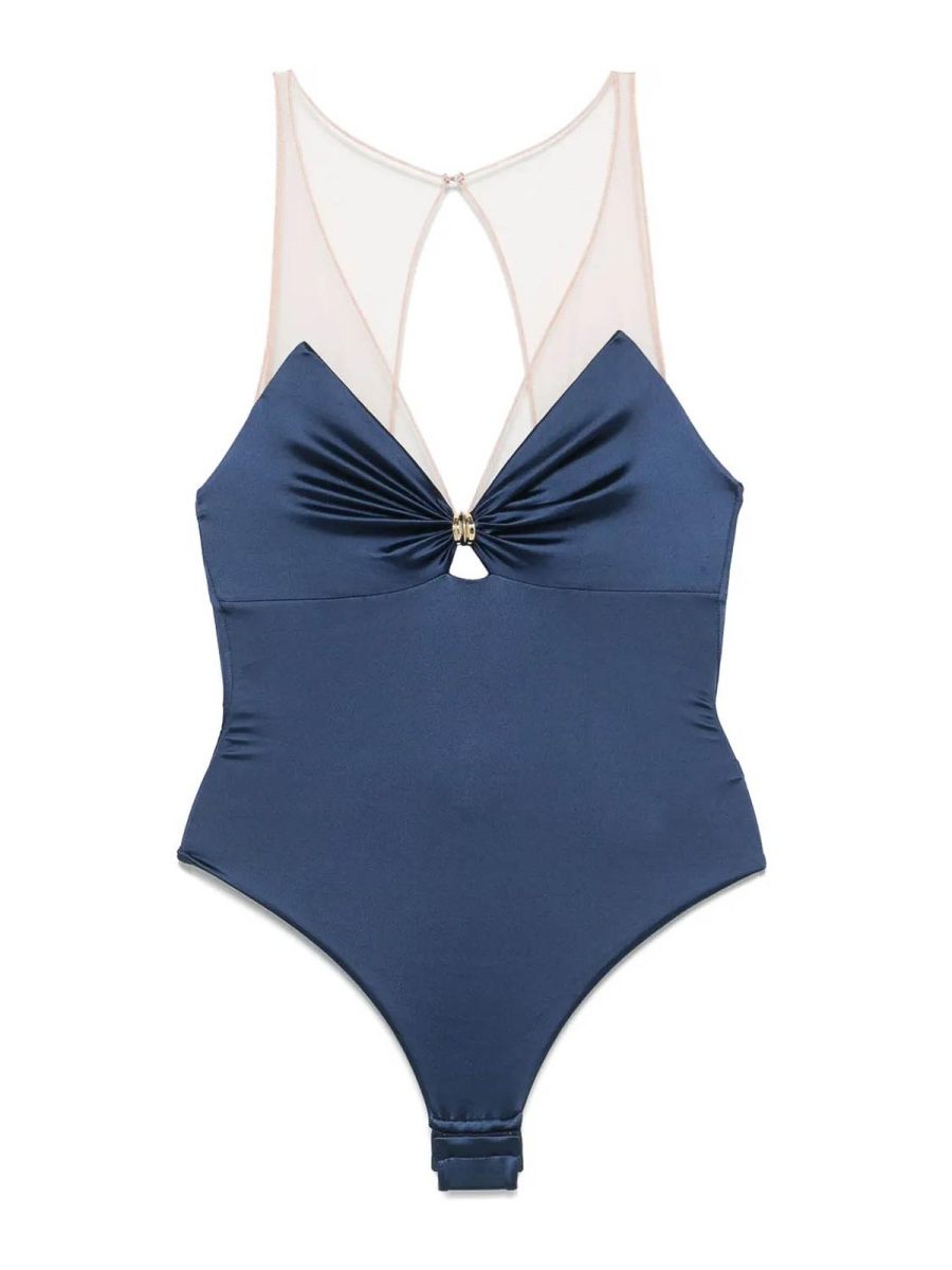 Elisabetta Franchi Top - Bleu