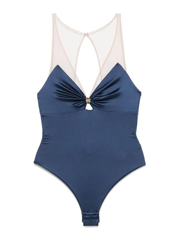 Elisabetta Franchi Top - Bleu