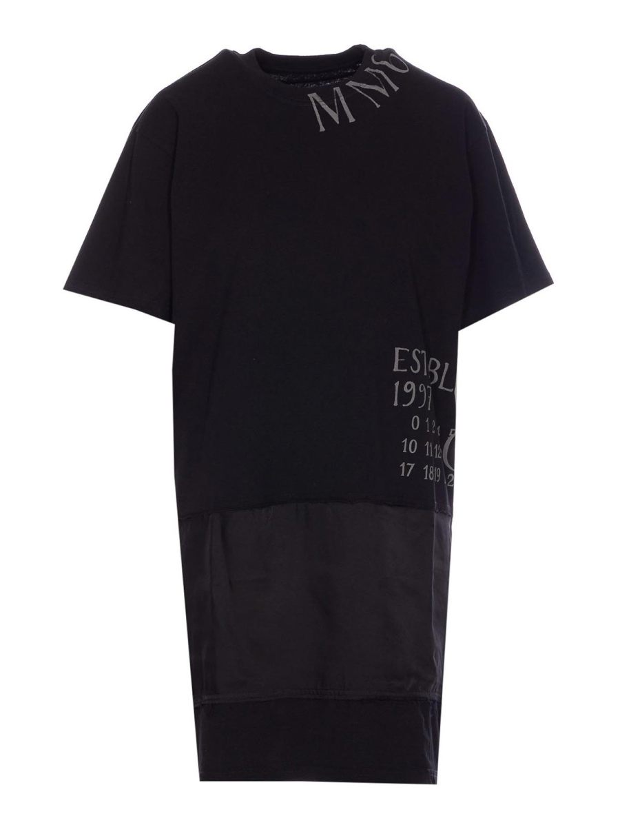 MM6 Maison Margiela Robe Courte - Noir