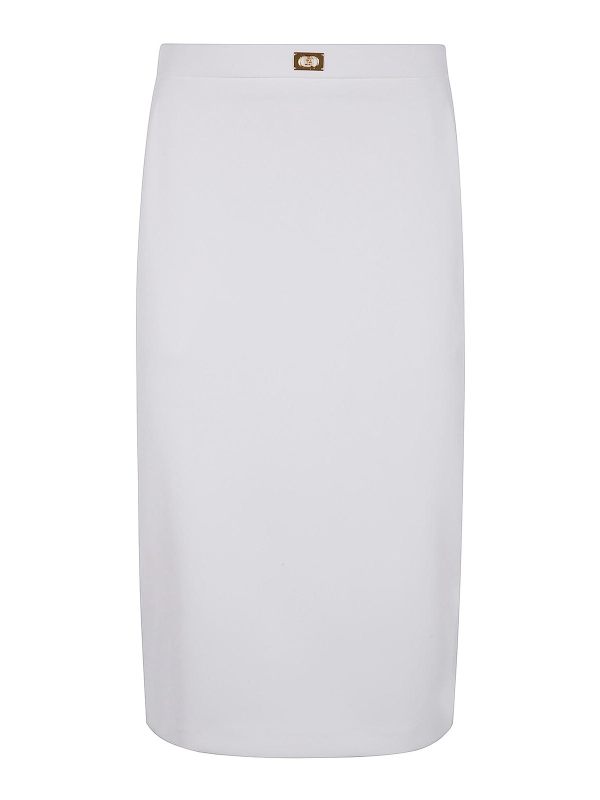 Elisabetta Franchi Jupe Midi - Blanc