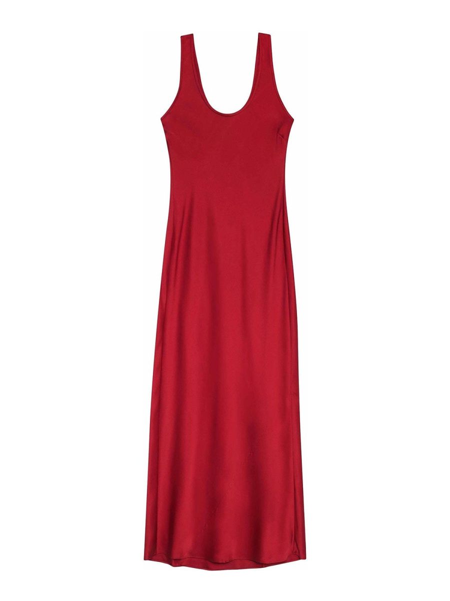 Anine Bing Robe Au Genou - Rouge