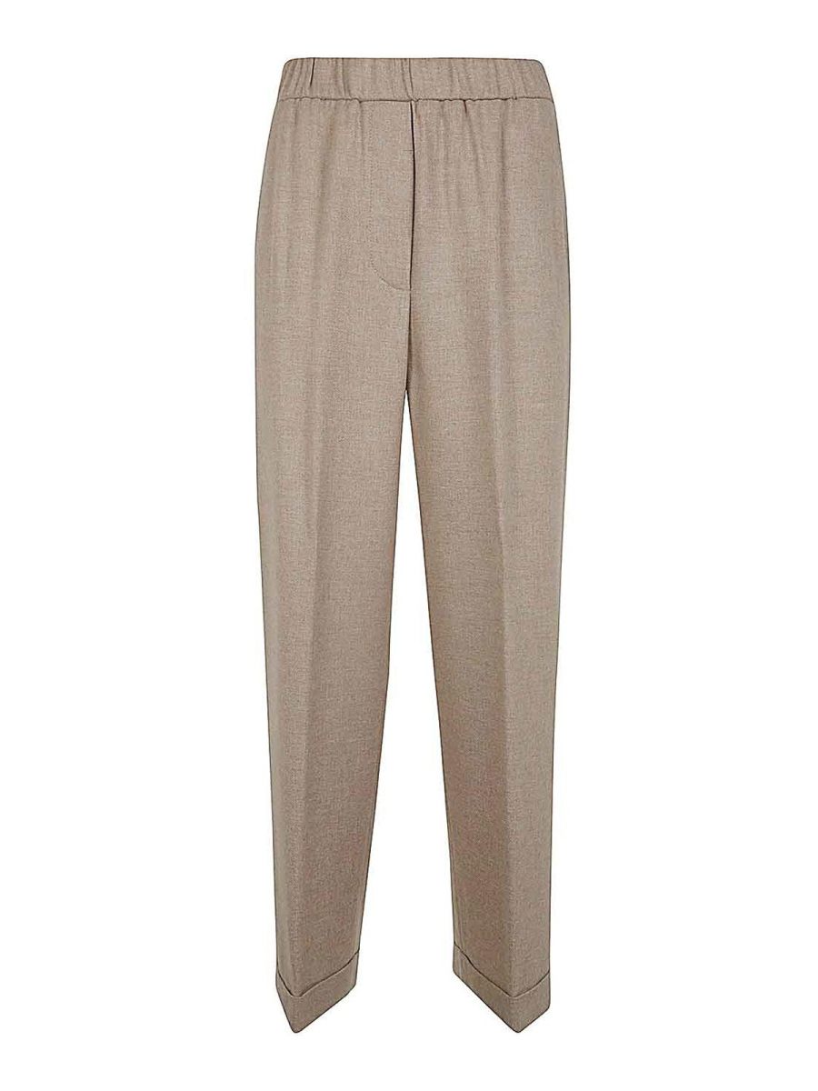 Peserico Pantalons Décontractés - Blanc