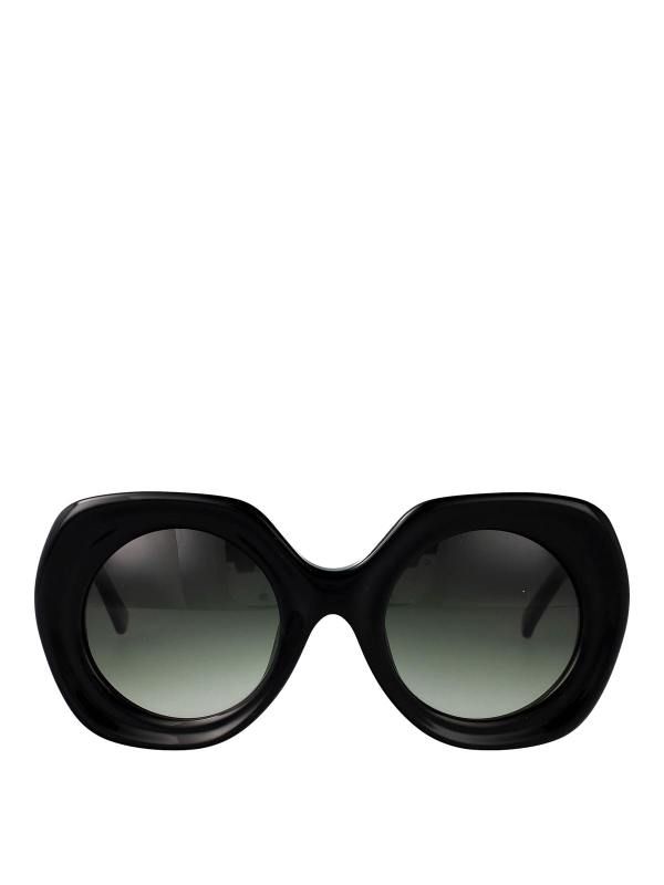 Yohji Yamamoto Lunettes De Soleil - Noir